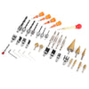 35Pcs/Set Wood Drill Bits Set Countersink Hinge Cork Drill Chamfering Tool Kit