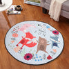 Portable 150cm Round Baby Kids Gym Play Mat Fun Crawling Blanket Soft Cotton
