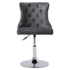 1/2 Bar Stools Crushed Velvet Cushioned Breakfast Chairs Swivel Gas Lift Kitchen