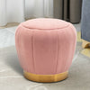Nordic Pumpkin/Peach Shape Pouffe Stool Sofa Footrest Hallway Seat Ottoman Chair