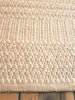 Large size Beige soft 120x180cm Reversible rug. Modern Cotton Serengeti rug