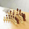 Large Chess Wooden Set Foldable Chessboard Magnetic Pieces Wood Board 40x40cm