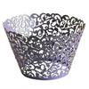 25/50/100 Filigree Vine Cupcake Wrappers Cases Gift Xmas Wedding Birthday Cake
