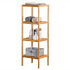 3/4/5 Tier Bookcase Shelving Unit Wood Bookshelf Free Standing Storage Display