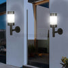 2X Stainless Steel Solar LED Wall Lights Fence Door Security Lamp Outdoor Garden