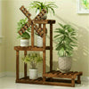 UNHO Various Style Wooden Plant Shelf Stand Plant Flower Pots Rack Garden Decor