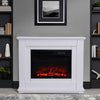 30" 34" Wooden Mantel Electric Fire Inset Fireplace Heater with Remote Control