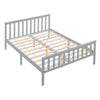 Modern Wooden Slatted Bed Frame 4ft6 5ft Double/ King Size Bedstead Adult Kids