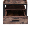 Vintage Sofa Side End Table Small Coffee Table With Drawer Bedroom Night Stand