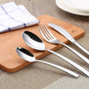 24PCS Stainless Steel Cutlery Sets Tableware Dining Kitchen Fork Spoons Boxed