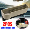 1 Pair Car Seat Gap Catcher Filler Storage Box Bottle Pocket Organizer Holder