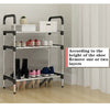 3/4/5/6 Tier Shoe Rack Footwear Metal Stand Storage Organizer Display Shelf Unit