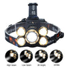 900000LM SUPER BRIGHT 5X T6 LED Headlamp Headlight Flashlight Head Torch Camping