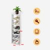 7 Tier Shoe Rack Storage Shelf Corner Shoes Cabinet Organiser Stand Unit Wood