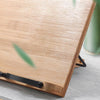 Bamboo Receipe Display Cook Book Stand Foldable Holder for Booksipads Rest