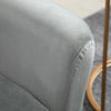 Occasional Chair Accent Chair High Back Armchair Sofa Bedroom Living Room Grey