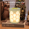 Electric Fragrance Lamp Wax Melt Warmer 3D Aroma Oil Burner Diffuser Glass Gift