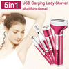 4 in 1 Electric Lady Women Shaver Hair Arm Leg Bikini Face Remover Razor Trimmer