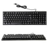 USB Wired Stylish Slim QWERTY Keyboard Layout For DESKTOP PC Computer Laptop