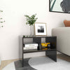 Living Room Modern Side Table High Gloss Black 60x40x45 cm Chipboard