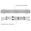 Folding Alu Camping Table Portable BBQ Garden Outdoor Picnic 120x68.5x59-78