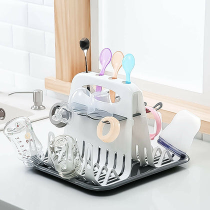 Baby Countertop Dryer Clean Feeding Bottle Drying Rack Infant Holder Drainer