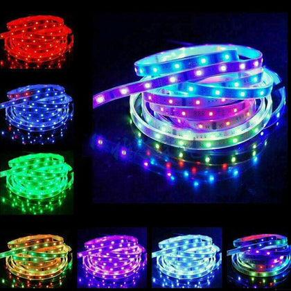 LED Strip Lights 5V USB 1M 5050 RGB Color Light TV Bluetooth Control Lighting UK