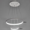LED Pendant Light Ring Adjustable Lamp Ceiling Lights Decor Lighting Variable