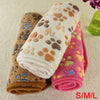Fine-Pet Warm Pet Mat Large Paw Print Cat Dog Puppy Fleece Soft Blanket Cushion
