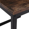 Industrial Rustic Wood Sofa Side Table Coffee Table Bedroom Night Stand 40x40cm