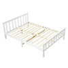 4ft6 Standard Double Bed Frame Solid Wood Pine with Slats Fit Mattress 190x135cm