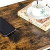 Bedside Table 3 Tier End Table Nightstand Storage Shelf for for Living Room/Bar
