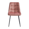 2× Modern Kitchen Dining Chairs Velvet Padded Seat Office Living Room Chair Set