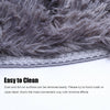 Circle Round Shaggy Rug Living room Bedroom Carpet Floor Fluffy Mat Anti-Skid