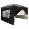 3x3m Pop Up Gazebo Marquee Outdoor Garden Party Tent Canopy 4 Side Panels New