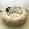 Pet Dog Cat Bed M/L/XXL/3XL/4XL-sized Luxury Shag Warm and Fluffy Donut Cushions