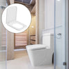 Luxury Square Toilet Seat Heavy Duty White Soft Close Top Quick Release Hinges