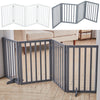 3 4 Panel Puppy Dog Pen Folding Gate Play Fence Pet Home Divider Safety Indoor