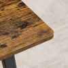 Industrial Dining Table Vintage Retro Furniture Rustic Metal Kitchen Breakfast