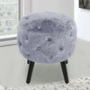 Upholstered Pouffe Stool Ottoman Buttoned Footstool Dressing Table Chair Seat