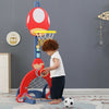4-in-1 Kids Basketball Stand Sport Activity Center Ball Games Basketball Hoop UK