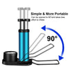 Compact Bicycle Bike Pump mountain Mini Inflator Tyre Tire Air Pressure Gauge UK