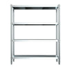 Stainless Steel Kitchen Shelf 4-5 Tier Commercial Shelving Unit Storage Rack