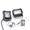 2pcs 4 inch 60W Car 12V 24V LED Work Spot Light Lamp ATV Offroad SUV Truck Boat