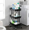 Utility Rolling Storage Cart Rolling Trolley Organizer Coffee Bar Cart Service