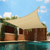 4x4M Outdoor Sun Shade Sail HDPE Patio Sunscreen Awning Canopy 80-85% UV Block