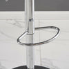 1/2/4X Bar Stools Gas Lift Swivel Stool Velvet Breakfast Chairs Metal Legs