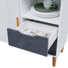Small Sideboard Cupboard Display Cabinet Storage with 2 Drawers & 1 Doors