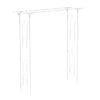 Rustproof Iron Metal Wedding Arch Decorative Garden Backdrop Pergola Stand Frame