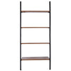 Industrial Ladder Shelving Unit 4 Tier Display Stand Bookshelf Wall Storage Rack